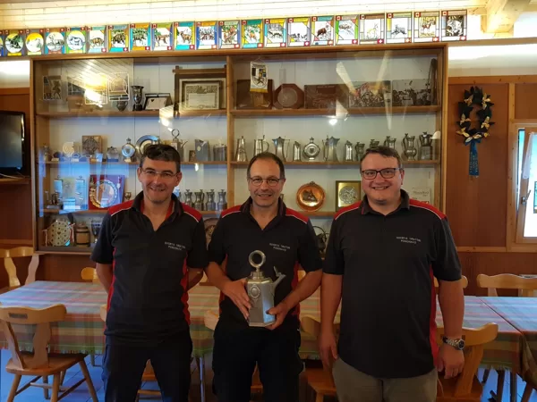 Campionato Sociale A: Reto Costa 2°, Giorgio Murbach 1°, Lorenzo Passini 3°